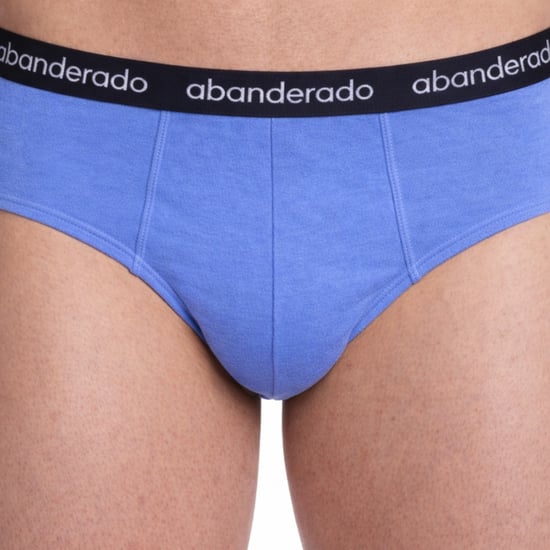 Pack of 2 Men's Elastic Cotton Briefs AA595 - Image 6