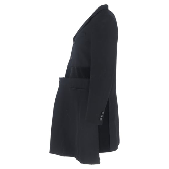 Comme Des Garçons single-breasted jas met panelen in zwarte wol - Image 2