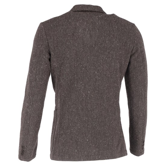 Comme Des Garcons enkelknäppt kavaj i brun ull - Image 3