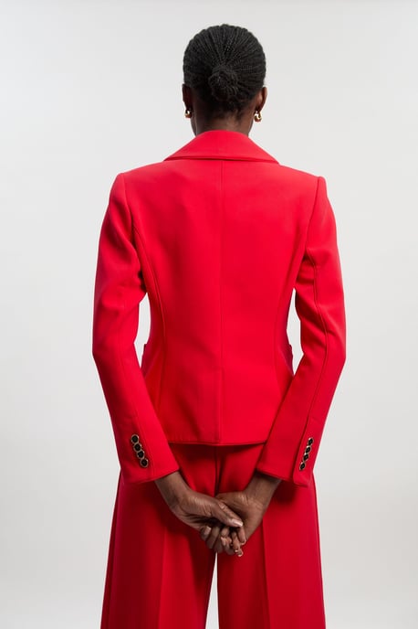 Compact Stretch Tipped Tailored Blazer - Image 4