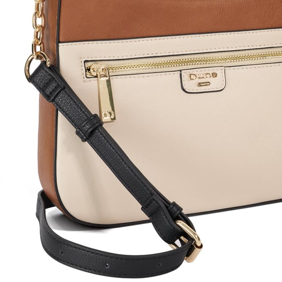 Dune Accessories Dovie - Long Handle Tri-Colour Cross Body Bag - Image 4