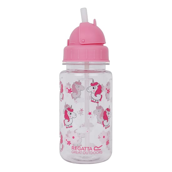 Regatta Luna The Unicorn Straw Tritan 0.35L Water Bottle (Sweet Pink) - Image 1