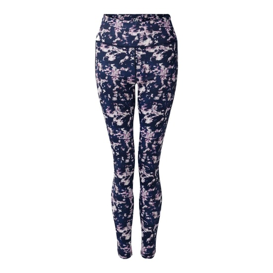 Dare 2B Womens/Ladies Influential II Ink Print Leggings (Navy) - Image 1
