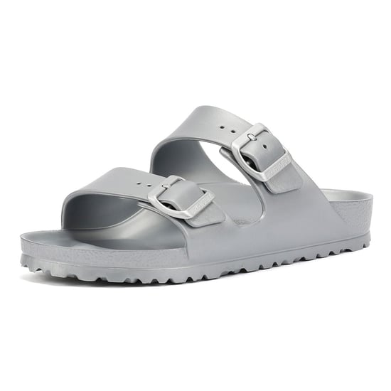 Birkenstock Arizona EVA Women's Metallic Silver Sandals - Image 3