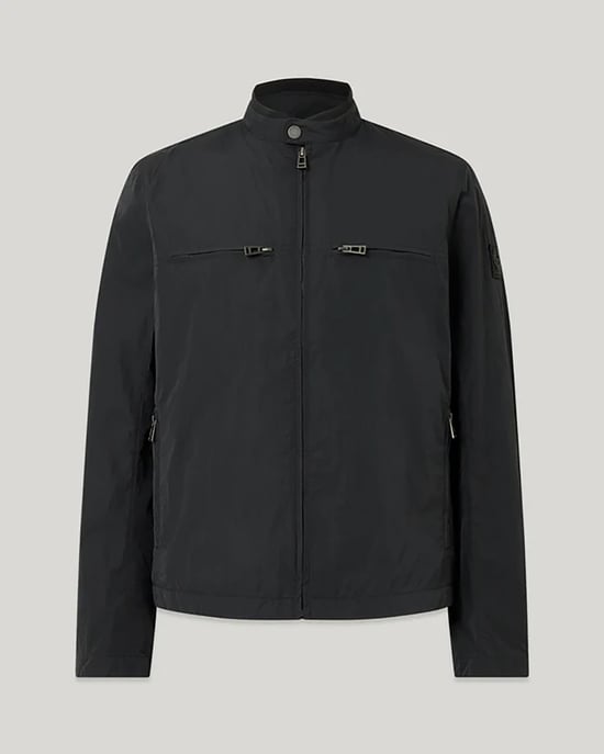 Grid Jacket in Black - Image 1