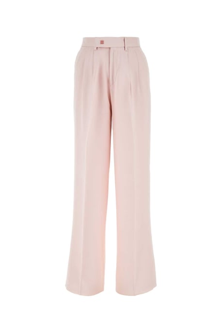 Lichtroze Viscose Broek met Wijde Pijpen - Image 2