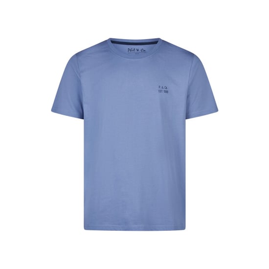 Phil & Co Essential shortama heren korte pyjama set blauw/geruit - Image 3