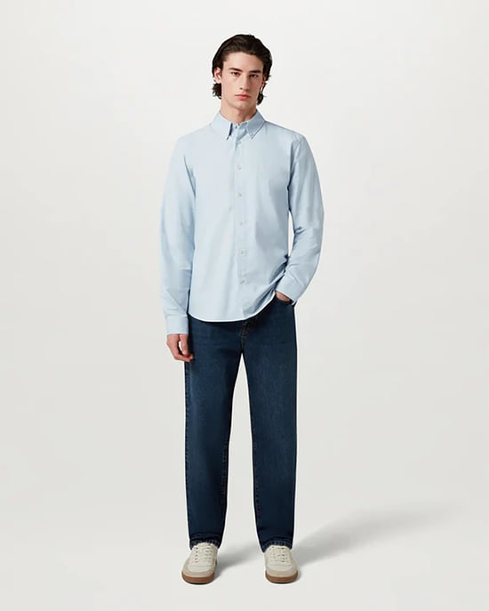 Sky Blue Shirt in Light Blue - Image 3