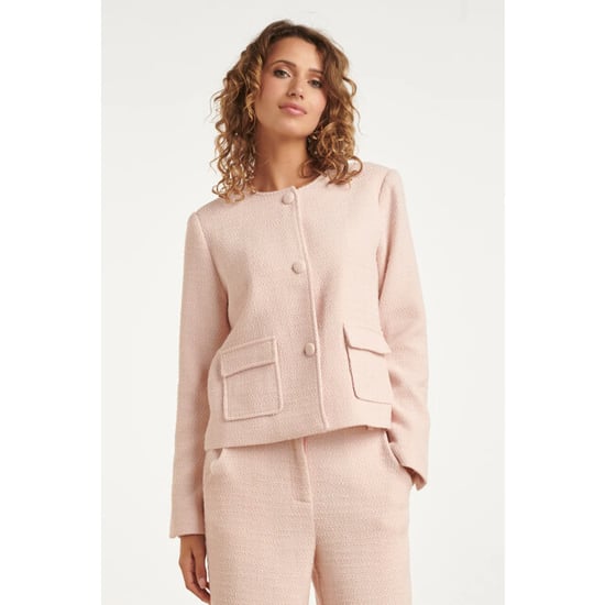 Smashed Lemon Klassieke tweed-style blazer | - Image 6