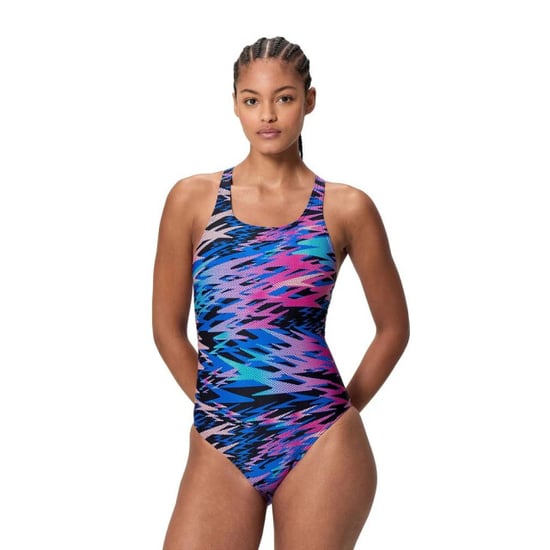 Speedo hyperboom print medalist 1p wedstrijd badpak dames - - Image 1