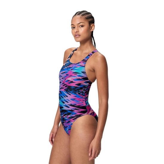 Speedo hyperboom print medalist 1p wedstrijd badpak dames - - Image 2