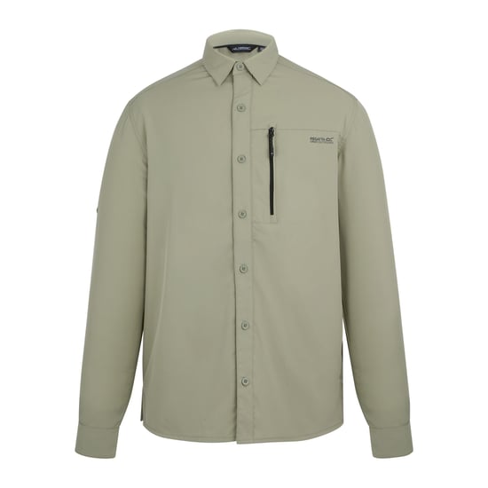 Regatta Mens Light Insect Repellent Long-Sleeved Travel Shirt (Abbeystone) - Image 1