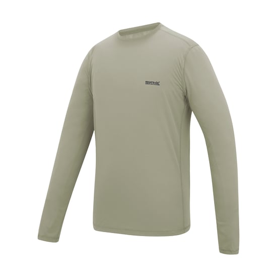 Regatta Mens Mindo Logo Long-Sleeved T-Shirt (Abbeystone) - Image 3