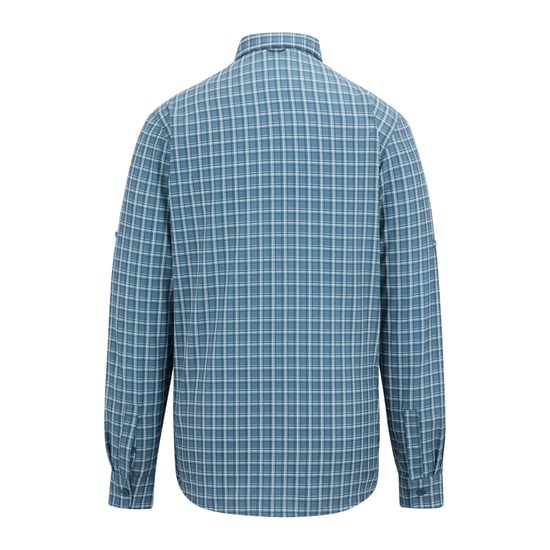 Regatta Mens Checked Insect Repellent Travel Shirt (China Blue) - Image 2
