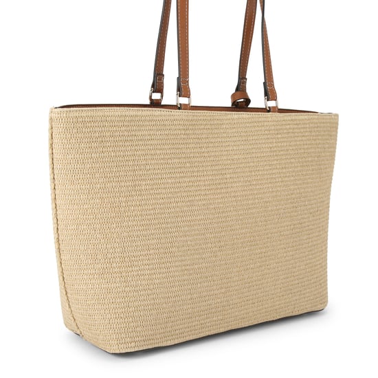 Carvela  Frame Raffia Tote Bag - Image 3
