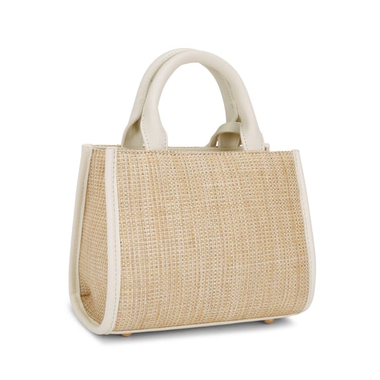 Carvela Frame Raffia Micro Bag - Image 3