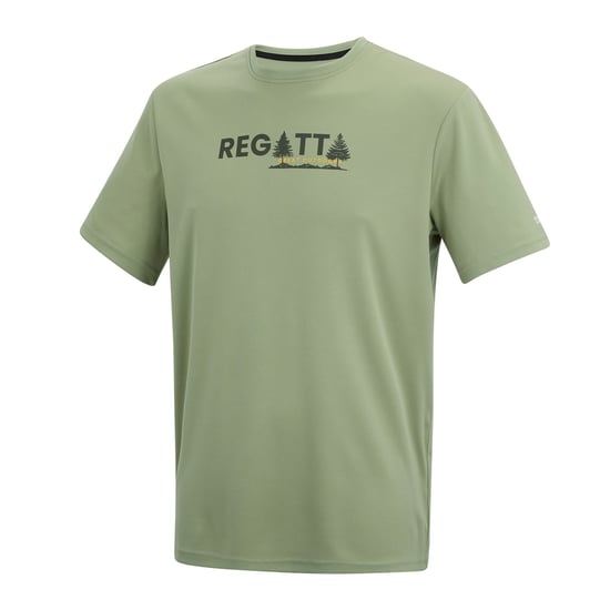 Regatta Mens Fingal Pine Tree T-Shirt (Sage Green) - Image 3