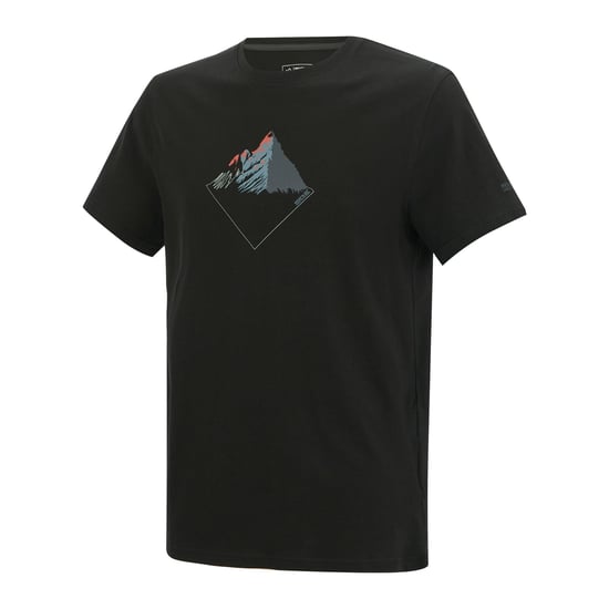 Regatta Mens Breezed Mountain T-Shirt (Black) - Image 3