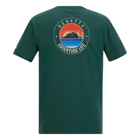 Regatta Heren Cline IX Sunrise T-Shirt (Mediterraan groen) - Image 2