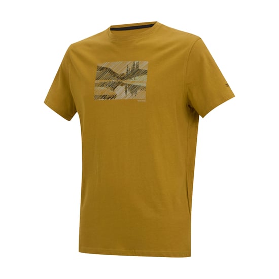 Regatta Mens Breezed Landscape T-Shirt (Wood Brown) - Image 3