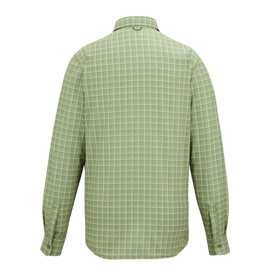Regatta Mens Checked Insect Repellent Travel Shirt (Light Sage) - Image 2