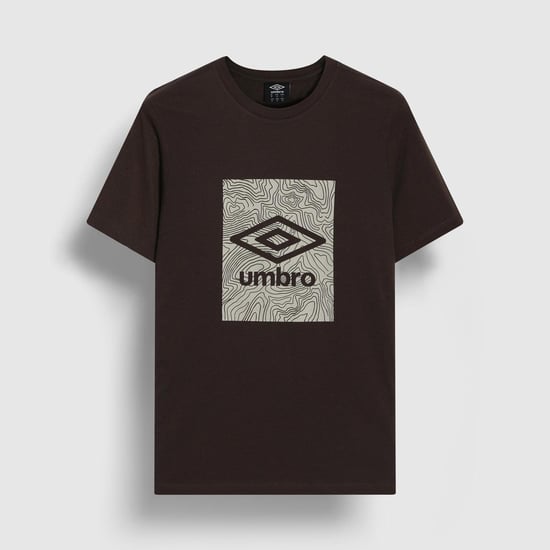 Umbro Heren Geo Wave T-Shirt (Chocoladebruin) - Image 1