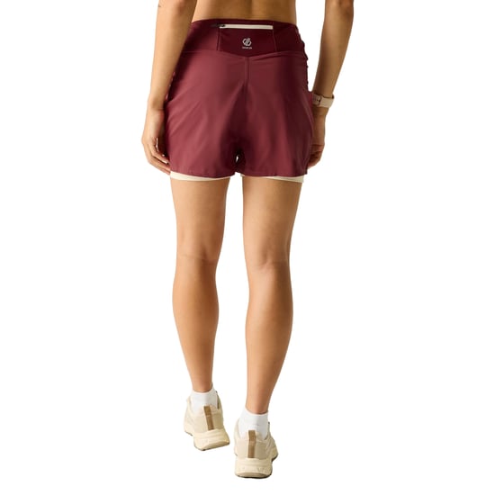 Dare 2B Womens/Ladies Nimble 2 in 1 Shorts (Tibetan Red) - Image 5