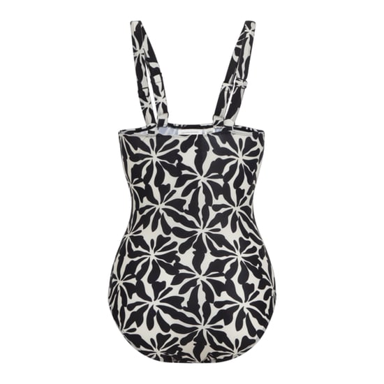 Regatta Dames/Dames Sakari Abstract Floral Tummy Control One Piece Zwempak (Beige) - Image 2