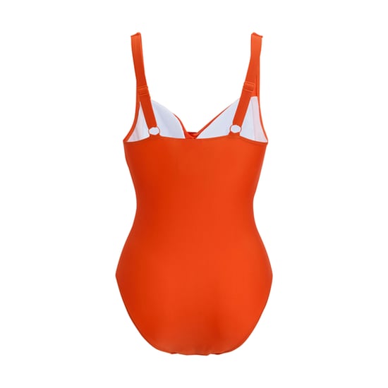 Regatta Womens/Ladies Sakari Tummy Control One Piece Swimsuit (Tangerine Tango) - Image 2
