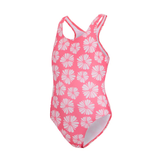 Regatta Girls Katrisse Floral One Piece Swimsuit (Pink Haze) - Image 3