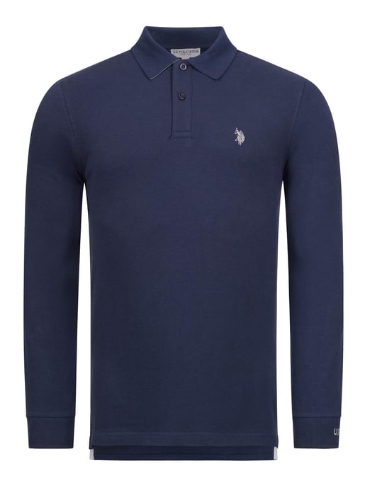 U.S. POLO ASSN. Heren langmouwen Polo Shirt gemaakt van katoenen elastaan - Image 1