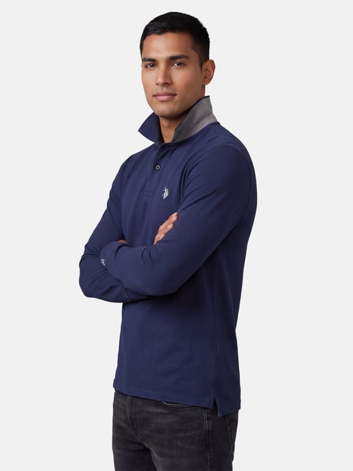 U.S. POLO ASSN. Heren langmouwen Polo Shirt gemaakt van katoenen elastaan - Image 6