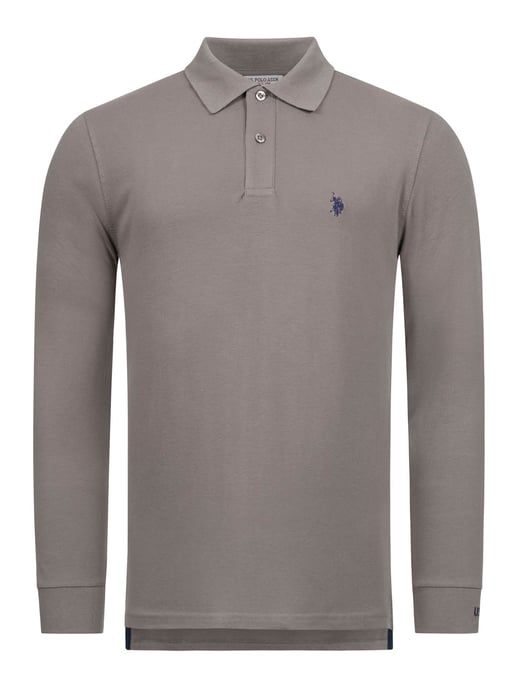 U.S. POLO ASSN. Heren langmouwen Polo Shirt gemaakt van katoenen elastaan - Image 1