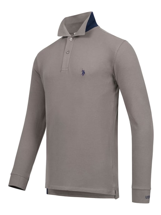 U.S. POLO ASSN. Heren langmouwen Polo Shirt gemaakt van katoenen elastaan - Image 2