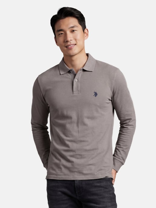 U.S. POLO ASSN. Heren langmouwen Polo Shirt gemaakt van katoenen elastaan - Image 5