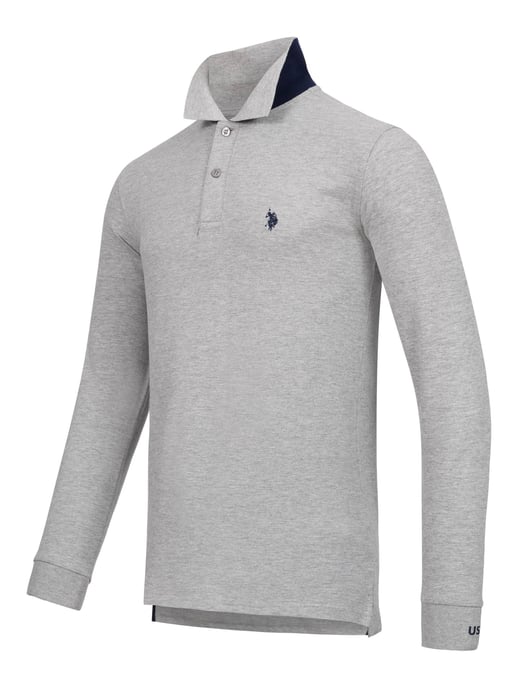 U.S. POLO ASSN. Heren langmouwen Polo Shirt gemaakt van katoenen elastaan - Image 2
