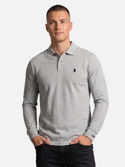 U.S. POLO ASSN. Heren langmouwen Polo Shirt gemaakt van katoenen elastaan - Image 5