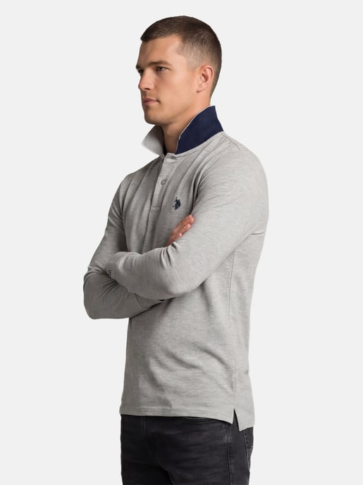 U.S. POLO ASSN. Heren langmouwen Polo Shirt gemaakt van katoenen elastaan - Image 6