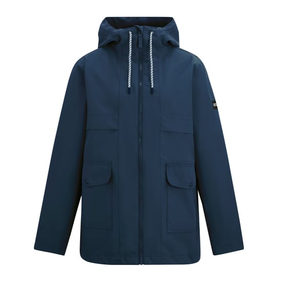 Regatta Womens/Ladies Orlea Floral Waterproof Jacket (Navy) - Image 1