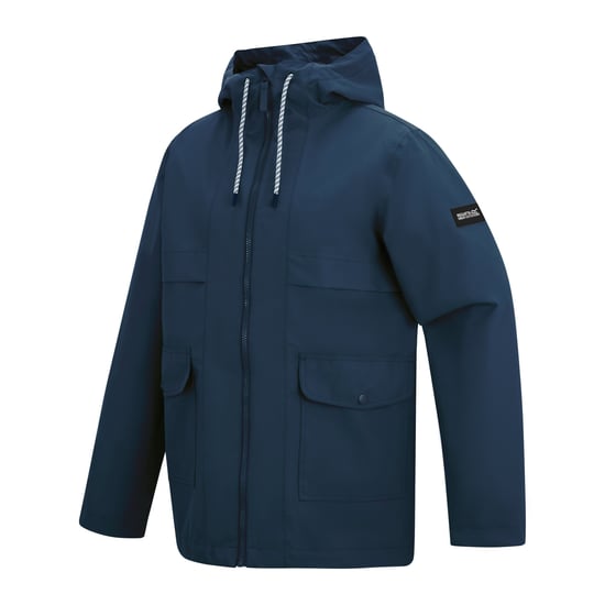 Regatta Womens/Ladies Orlea Floral Waterproof Jacket (Navy) - Image 3