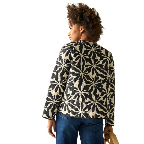 Regatta Dames/Dames Mira Abstract Gebloemd Gewatteerd Jasje (Beige) - Image 5