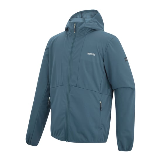 Regatta Mens Tredmoor Soft Shell Jacket (China Blue) - Image 3