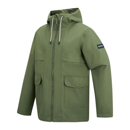 Regatta Womens/Ladies Orlea Floral Waterproof Jacket (Four Leaf Clover) - Image 3