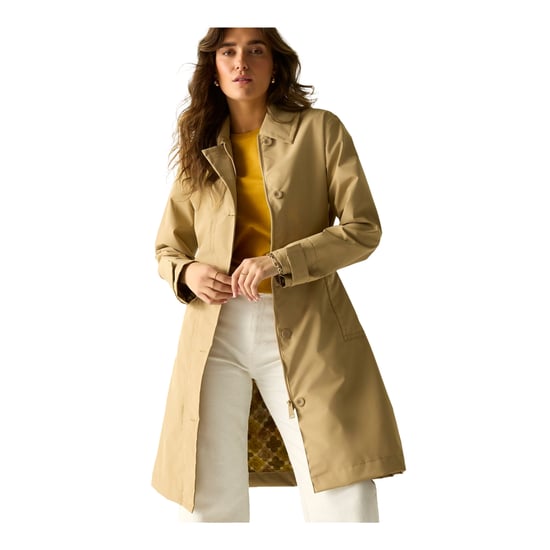 Regatta Womens/Ladies Orla Kiely Flower Waterproof Jacket (Oat) - Image 4