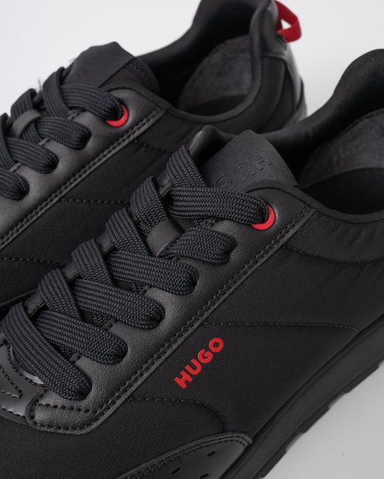Icelin HUGO Icelin Mens Running-Inspired trainers trainers in Black - Image 6