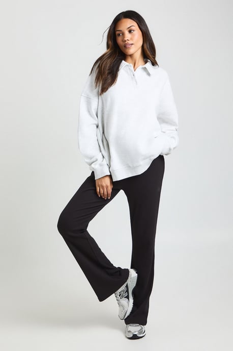 Maternity Rib Flared Legging - Image 3