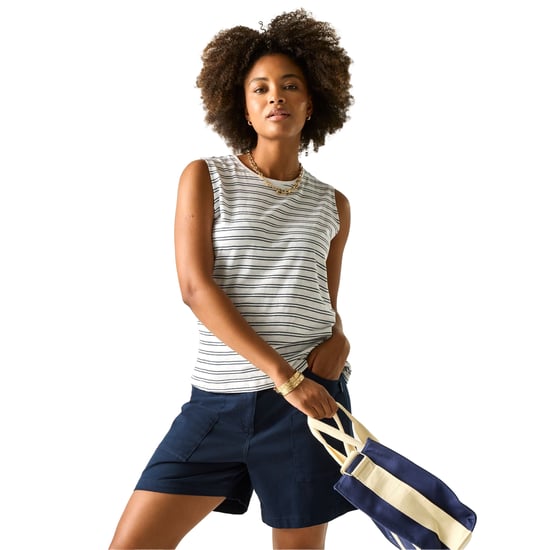 Regatta Womens/Ladies Fariene Vest Top (White/Navy) - Image 4