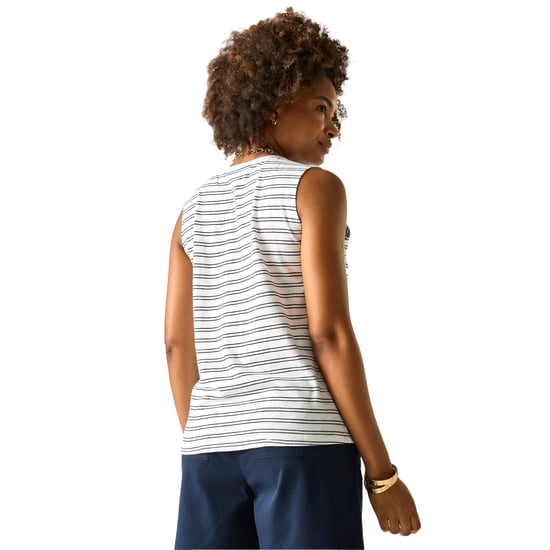 Regatta Womens/Ladies Fariene Vest Top (White/Navy) - Image 5