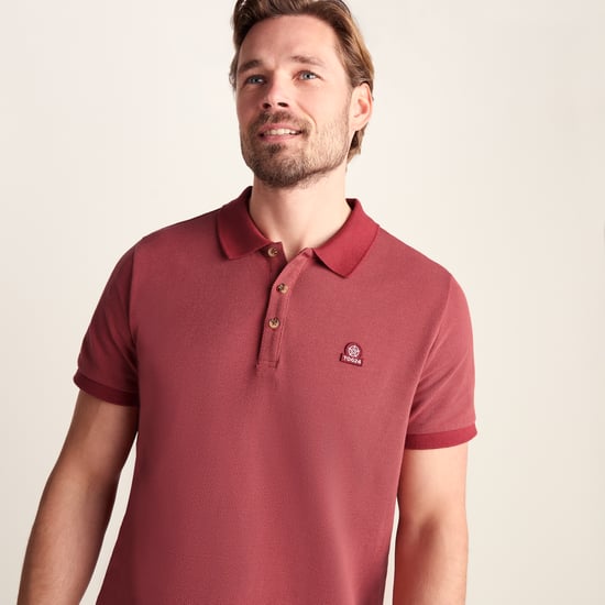 Whitley Mens 100% Cotton Polo Shirt - Redwood - Image 6