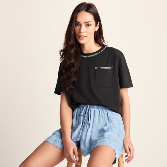 Lauri Womens 100% Cotton Supersoft T-Shirt - Washed Black - Image 4